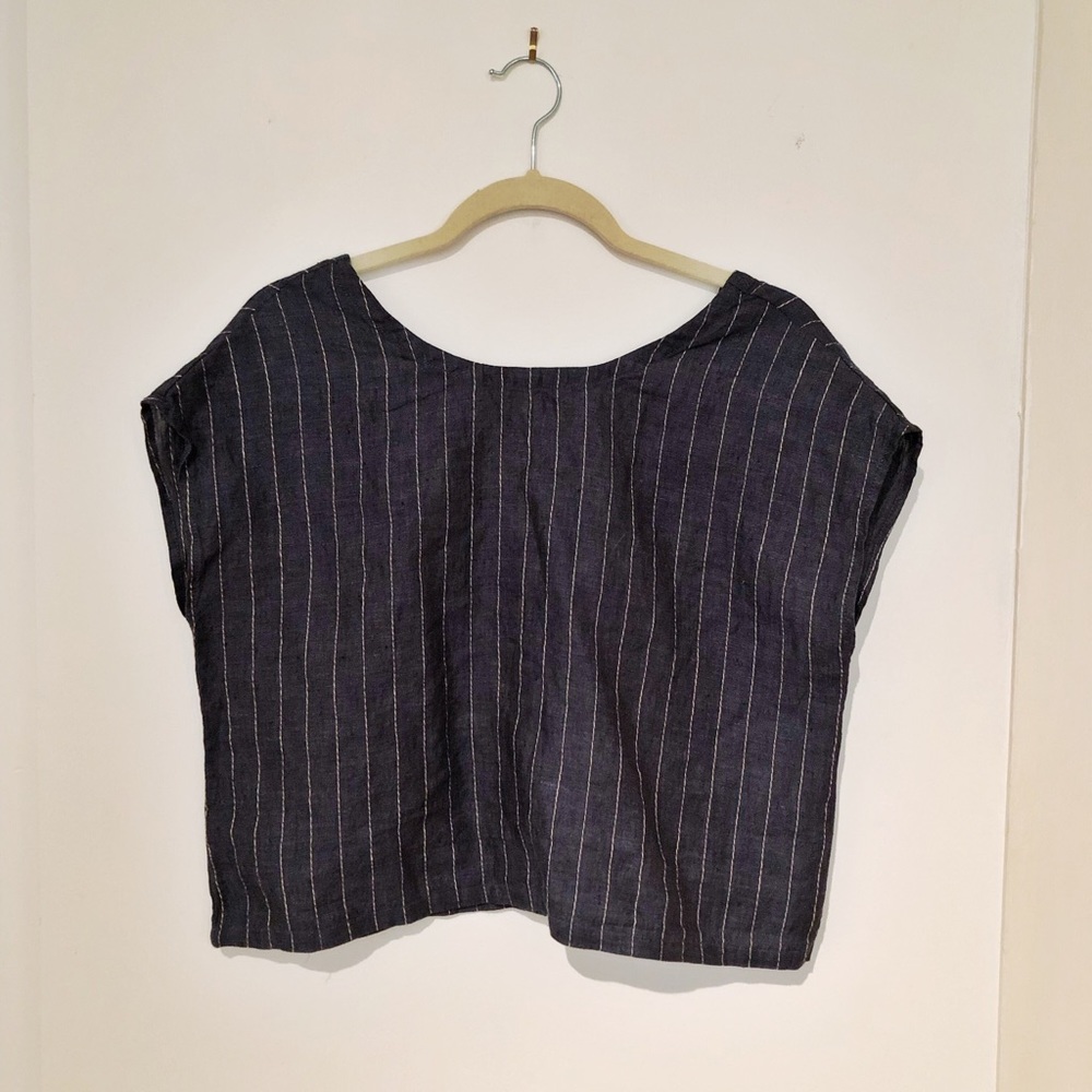 Linen crop top